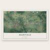 Selbyville, Delaware map print, the full design