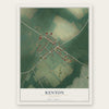 Kenton, Delaware map print, the full design