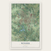 Winder, Georgia map print, the full design