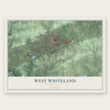 West Whiteland, Pennsylvania map print, the full design