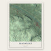Frankfort, New York map print, the full design