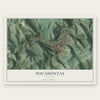 Pocahontas, Virginia map print, the full design