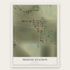 Mound Station, Illinois map print, the full design