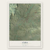 Cuba, New Mexico map print, the full design