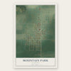 Mountain Park, Oklahoma map print, the full design