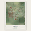 Swink, Colorado map print, the full design