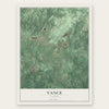Vance, Alabama map print, the full design