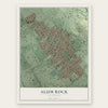 Alum Rock, California map print, the full design