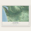 Gilmore, Benzie County, Michigan map print, the full design