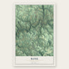 Rose, Pennsylvania map print, the full design