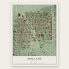 Holland, Minneapolis, Minnesota map print, the full design