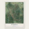 Bardwell, Kentucky map print, the full design