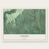 Colony, Alabama map print, the full design