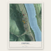 Empire, Ohio map print, the full design