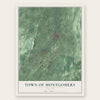 Town of Montgomery, New York map print, the full design