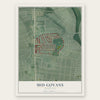 Mid-Govans, Maryland map print, the full design