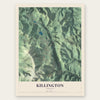 Killington, Vermont map print, the full design
