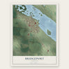 Bridgeport, Nebraska map print, the full design