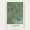 Fairchance, Pennsylvania map print, the full design