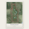 Palm Valley, Texas map print, the full design