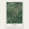 Camden, Delaware map print, the full design