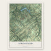 Springfield, York County, Pennsylvania map print, the full design