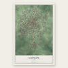 Lufkin, Texas map print, the full design