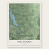 Dell Prairie, Wisconsin map print, the full design