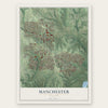 Manchester, Missouri map print, the full design