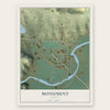 Monument, Oregon map print, the full design
