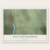 East Cape Girardeau, Illinois map print, the full design