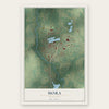 Mora, Minnesota map print, the full design