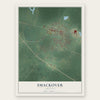 Smackover, Arkansas map print, the full design