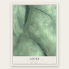 Locke, New York map print, the full design