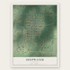 Deepwater, Missouri map print, the full design