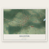 Register, Georgia map print, the full design
