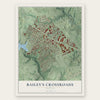 Bailey's Crossroads, Virginia map print, the full design