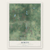 DeWitt, Clinton County, Michigan map print, the full design