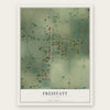 Freistatt, Missouri map print, the full design