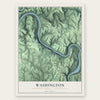Washington, Armstrong County, Pennsylvania map print, the full design