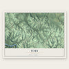 Toby, Pennsylvania map print, the full design
