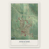 Syracuse, Nebraska map print, the full design