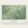 Damascus, Arkansas map print, the full design