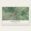 Russellville, Tennessee map print, the full design