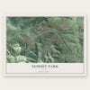 Summit Park, Utah map print, the full design