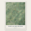 Town of Sun Prairie, Wisconsin map print, the full design