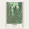 Pelham, Tennessee map print, the full design