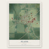 Plains, Georgia map print, the full design