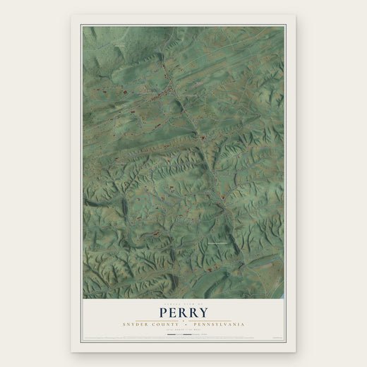 Perry, Snyder County, Pennsylvania map print, the full design