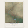 Fort Sumner, New Mexico map print, the full design